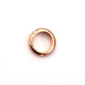 Gesloten luxe ring 12mm, DQ Rose Goud
