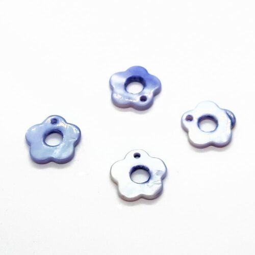 Schelphanger bloem, Blauw, 12mm